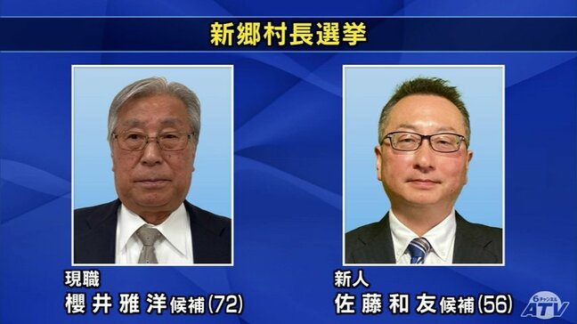 新郷村長選挙 投票進む　８年ぶりの選挙戦　青森県|TBS NEWS DIG