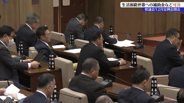岩手県議会12月定例会最終日　「福祉灯油」など30議案可決される|TBS NEWS DIG