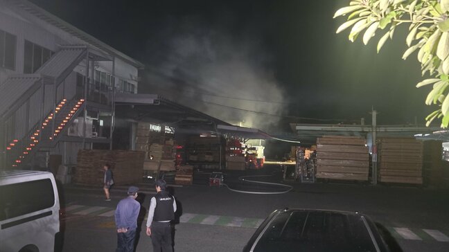 【速報】「工場の機械が燃えている」山口市で火事|TBS NEWS DIG
