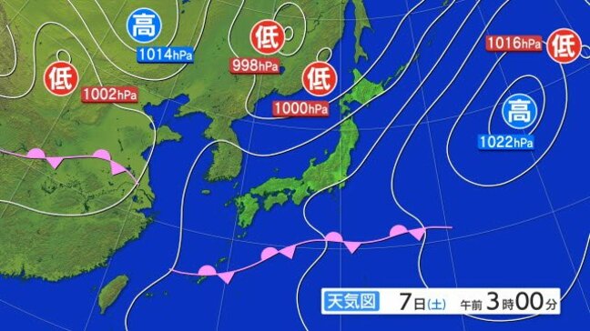 9日以降 前線が九州北部地方に停滞 警報級大雨のおそれも|TBS NEWS DIG