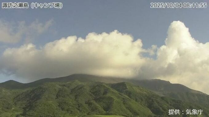 諏訪之瀬島の連続噴火は停止　活発な活動続く　|　鹿児島のニュース｜MBC NEWS｜南日本放送