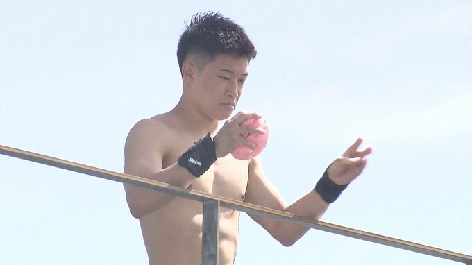 パリ五輪の銀メダリスト　玉井陸斗（17）が躍動　インターハイ「男子高飛込」　　|　大分のニュース｜OBS NEWS｜大分放送