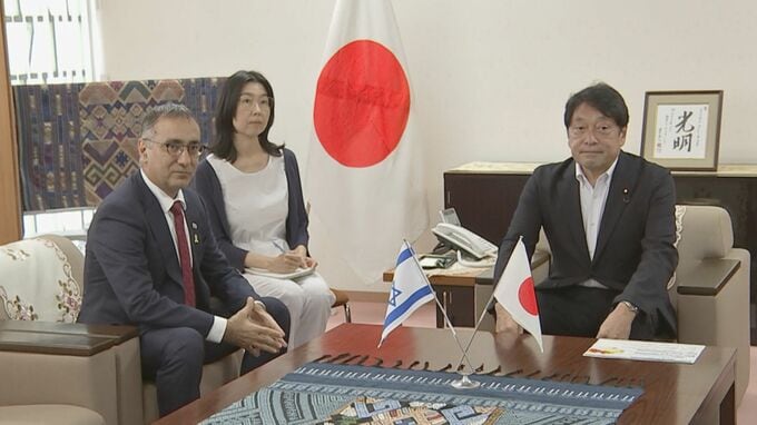 「イスラエルの在留邦人の安全確保を」　自民・小野寺政調会長がイスラエル駐日大使と会談