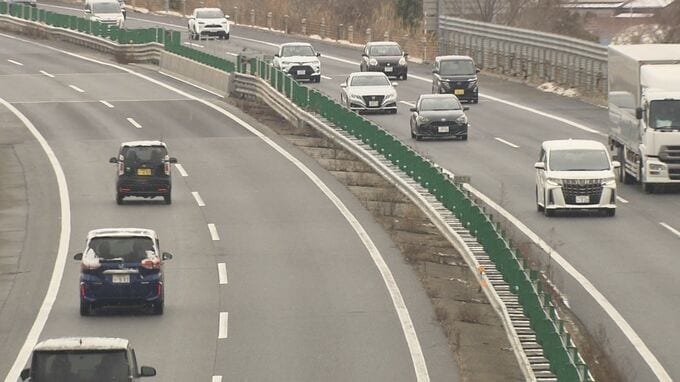 年末年始の高速道路　東北地方は「渋滞なし」の見込み　混雑ピークは下りが12月27日・30日　上りは1月3日　|　福島のニュース│TUF