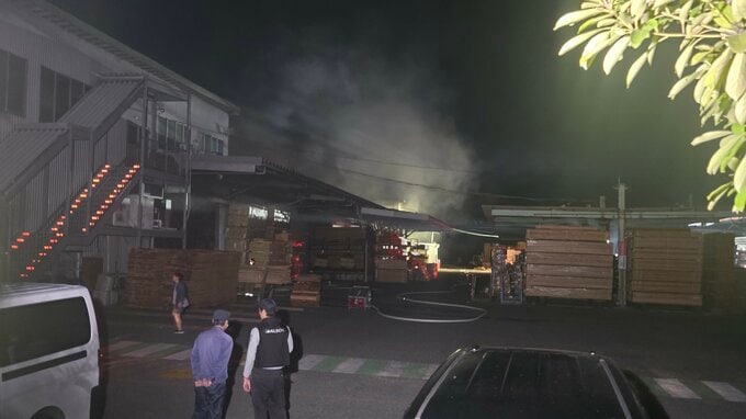 【速報】「工場の機械が燃えている」山口市で火事|TBS NEWS DIG
