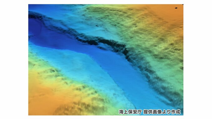 富山湾の海底で“東京ドーム半分”の土砂崩落　水深が40メートル深くなった　津波の要因か　海上保安庁の調査　|　富山のニュース｜天気・防災｜チューリップテレビ