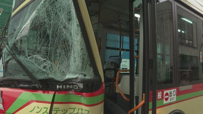 標識の柱に衝突事故で６人重軽傷　宇部市交通局に路線バス４両使用停止の行政処分　山口|TBS NEWS DIG