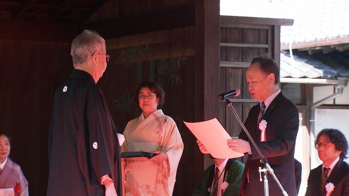 後楽園で“岡山きもの文化人”の表彰式　医師の園部宏さんが受賞「きものの歴史とかすばらしさを普及できたら」【岡山】　|　岡山・香川のニュース | 天気 | RSK山陽放送