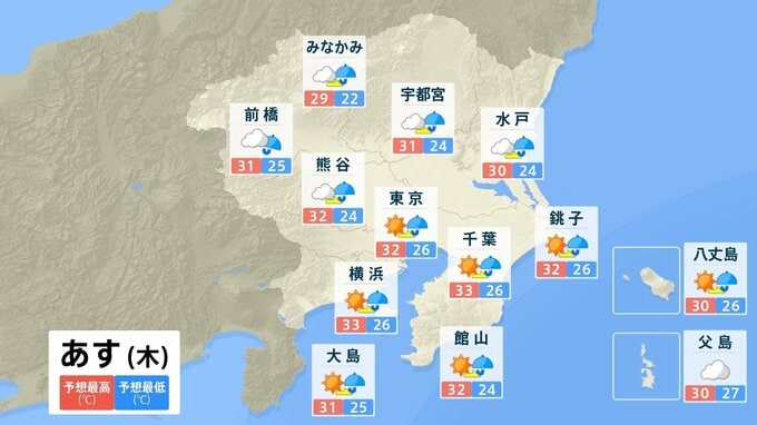 関東甲信　あす29日午後雷を伴い“滝のような”非常に激しい雨が　きょう28日夜遅くにかけて“バケツをひっくり返したような”激しい雨が降る所も　|　富山のニュース｜天気・防災｜チューリップテレビ