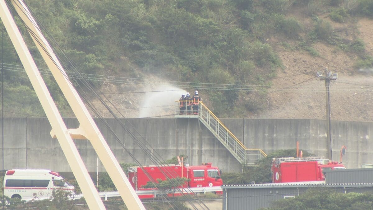 JX金属製錬佐賀関製錬所で火災　1時間半後に鎮火　けが人や建物被害なし　屋外の焼却物置き場から出火か　大分