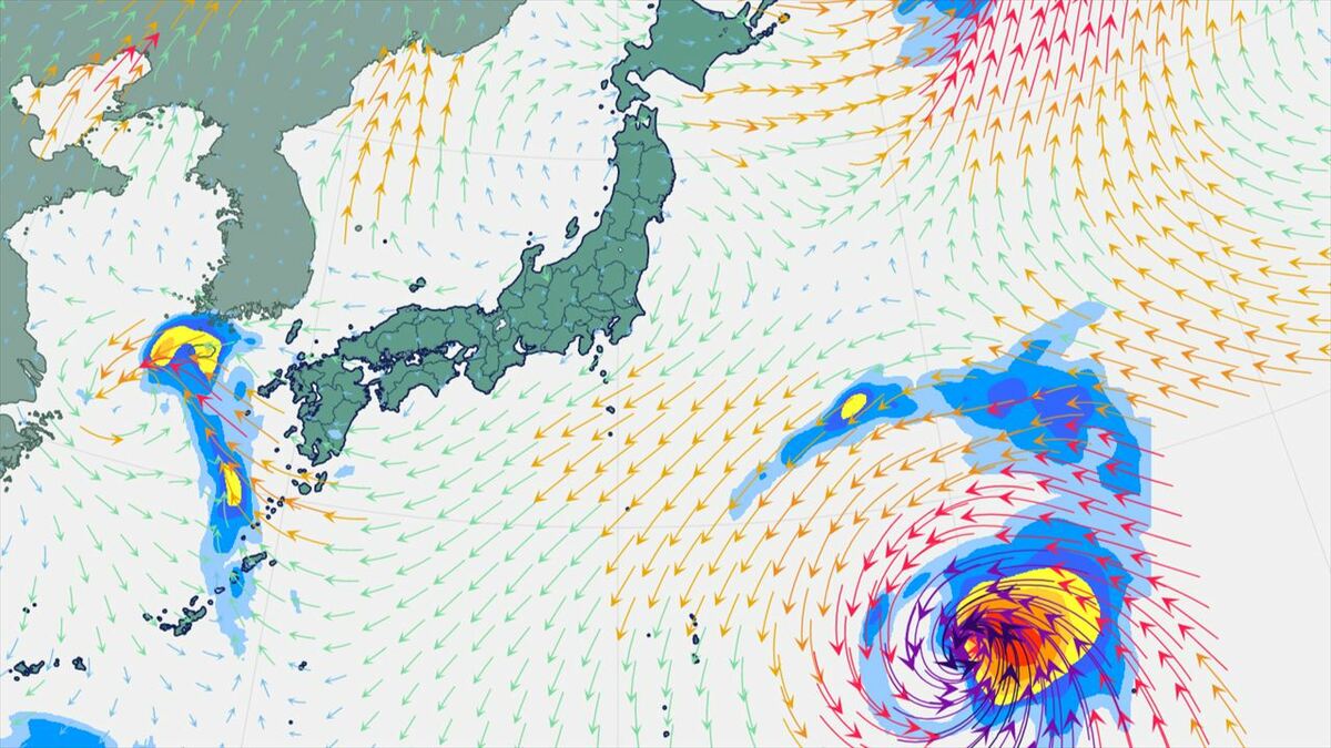 【台風情報】大型で強い台風4号（シンラコウ）　あす18日朝、勢力を保ったまま小笠原近海に接近か　【進路予想　土日は？雨と風のシミュレーション】