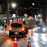 仙台市営バスと乗用車が接触するスリップ事故 仙台|TBS NEWS DIG