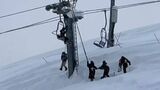 大雪トラブル続出  スキー場停電で停止したリフトから客救助 高速道路のスリップ事故映像も|TBS NEWS DIG