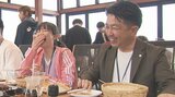 グランピング施設で入社式 先輩社員が食事を取り分け…温かいエールおくる 大分 | 大分のニュース|OBS NEWS|大分放送