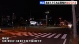 札幌市東区で車と歩行者の事故 横断歩道を渡っていた男性がはねられ一時意識不明 41歳の男を逮捕|TBS NEWS DIG