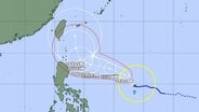 【台風7号】どこに？今後の進路は？26日には沖縄の南の海上へ【雨と風のシミュレーション】　|　富山のニュース｜天気・防災｜チューリップテレビ