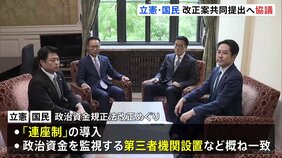 政治資金規正法改正案　立憲民主党と国民民主党が共同提出に向け協議|TBS NEWS DIG