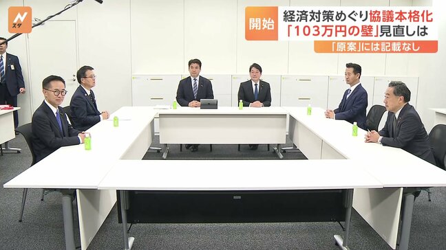 「年収103万円の壁」見直しめぐる協議始まる　国民「178万円へ引き上げ」求める　自民・公明は“財源”懸念 引き上げ幅を慎重に検討|TBS NEWS DIG