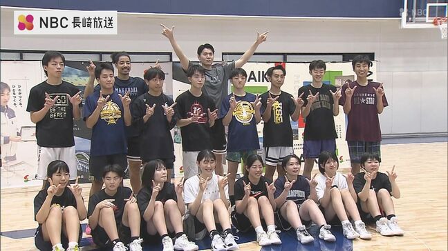 ヴェルカの選手らが高校生に直接バスケットボール指導　ドリブルの極意やパスの出し方も|TBS NEWS DIG