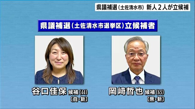 高知県議会補選　土佐清水市選挙区　新人２人が立候補　一騎打ちの公算大|TBS NEWS DIG