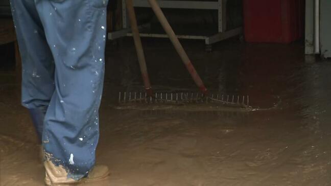 「断水まだ数日続く」本島北部の記録的大雨から一夜　住民は片づけに追われ…道路寸断など生活に打撃|TBS NEWS DIG