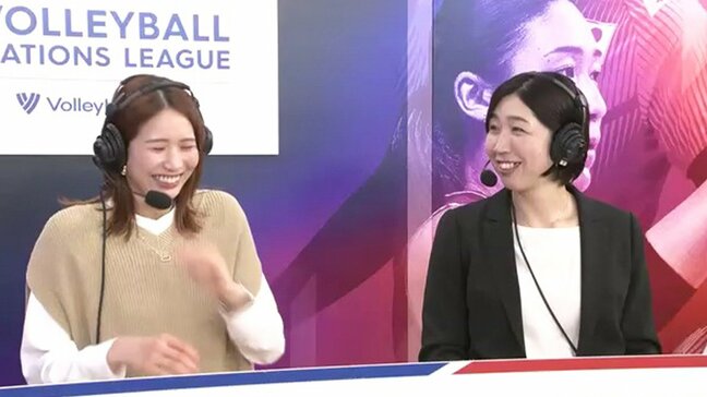 ド緊張解説の古賀紗理那さん「次戦は関菜々巳選手に注目したい」【ネーションズリーグ】|TBS NEWS DIG