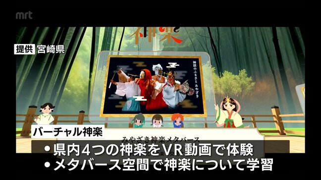 デジタル技術で神楽の魅力を発信へ　宮崎県が「バーチャル神楽」制作|TBS NEWS DIG
