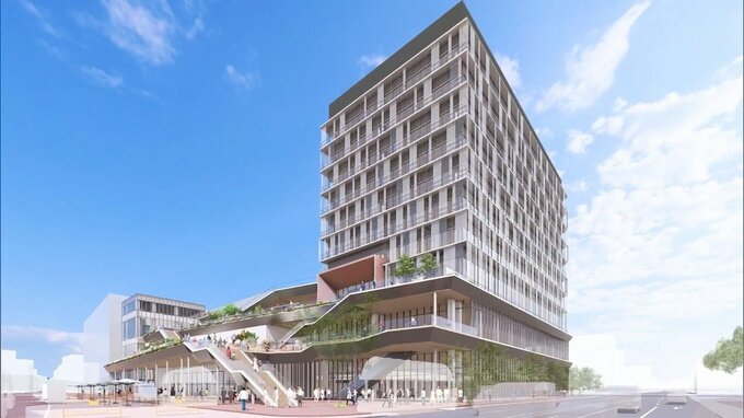 福島駅東口再開発ビル　計画は7か月遅れ、市負担額も最大50億円増加へ　福島市・2月27日発表|TBS NEWS DIG