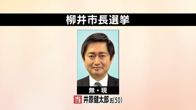 柳井市長選挙　現職・井原健太郎氏当選|TBS NEWS DIG