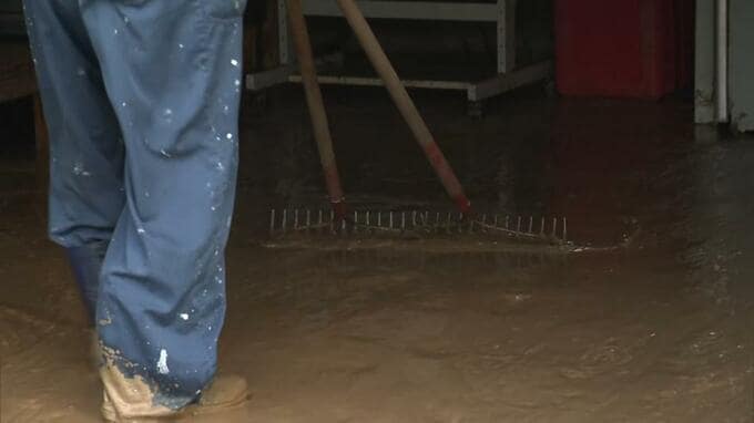 「断水まだ数日続く」本島北部の記録的大雨から一夜　住民は片づけに追われ…道路寸断など生活に打撃|TBS NEWS DIG