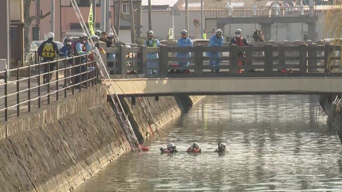 「男性が飛び込んだ…」通報　散歩をしていた小型犬を助けようとして溺れたか　水路で沈んでいる49歳男性を発見し死亡確認　|　福岡のニュース｜RKB NEWS｜RKB毎日放送