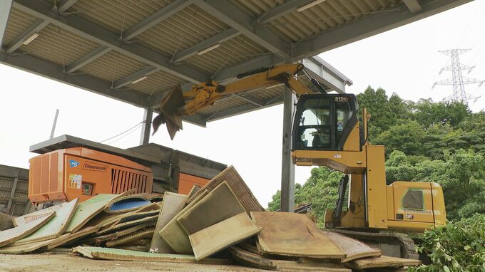 記録的豪雨を受けた災害廃棄物　金沢市でも受け入れ開始　羽咋市・宝達志水町で発生した畳が対象|TBS NEWS DIG