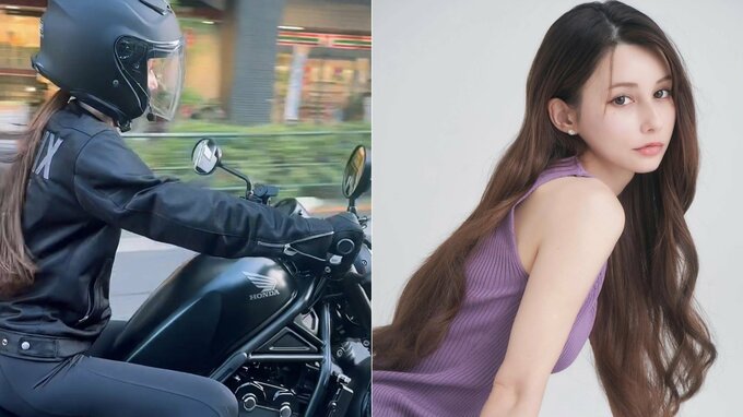 【 ダレノガレ明美 】「レブル最高」REBEL 500 を愛車バイクに　 “CB1300は高速で　REBEL 500は一般道で” 　2台乗り分けに羨望の声|TBS NEWS DIG