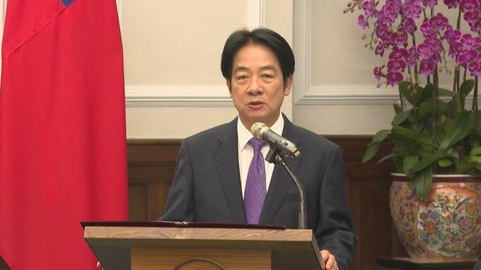 頼総統「台湾は銃を掲げて平和を祝わない」　中国をけん制する狙いか|TBS NEWS DIG