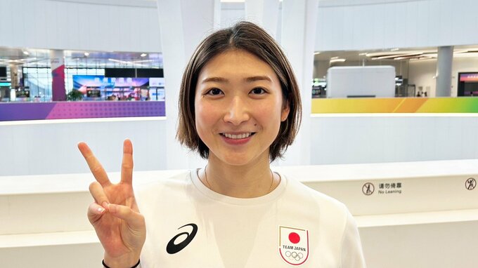 競泳新キャプテン・池江璃花子 杭州に到着「はじめての中国でワクワクしている」【アジア大会】|TBS NEWS DIG