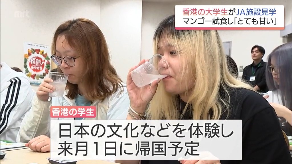 香港の大学で日本語を学ぶ学生たちがJAみやざきの施設を見学 | MRT