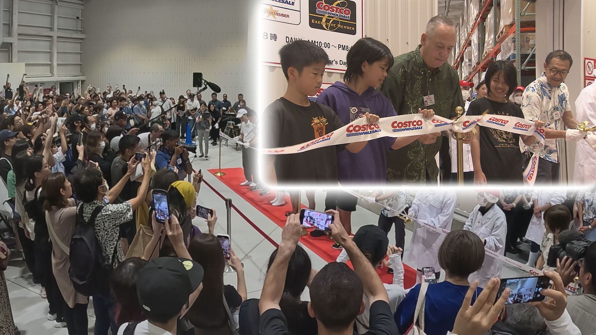 県民が並んだ 沖縄初上陸のコストコオープン 「予想以上の人気」で周辺