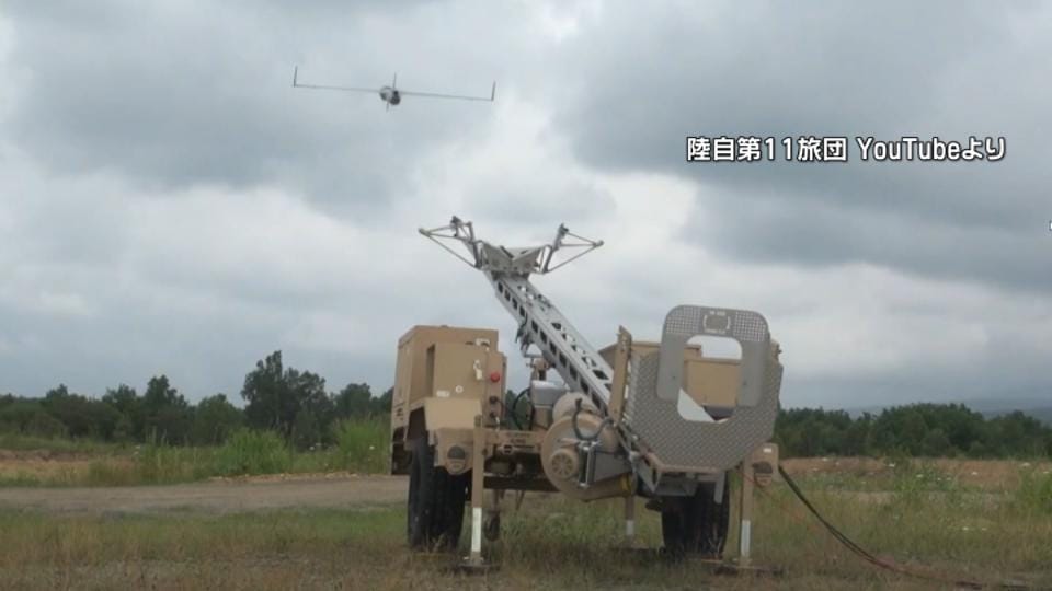 陸上自衛隊 無人偵察機訓練 中止に　本部町