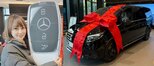 【渡辺美奈代】 「メルセデス・ベンツ購入」「納車式をして頂きました!」 笑顔で報告 ホイール・フロントグリルは「こだわり」の「ブラックカラー仕様」|TBS NEWS DIG