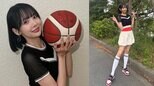 【 役満ボディ・岡田紗佳 】　Bリーグ・始球式オフショット　「会場の応援の熱気がすごかった…！！」　「可愛いすぎる」「スタイル良すぎ」|TBS NEWS DIG