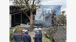 御殿場市で住宅敷地内の小屋4棟を焼く火事 家族外出中でけが人なし=静岡・御殿場市|TBS NEWS DIG