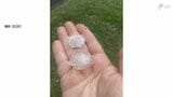静岡市でひょうが降る 今夜は局地的に雷を伴った激しい雨に注意＝静岡市駿河区　|　静岡のニュース | SBSNEWS | 静岡放送