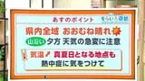 高知の天気 11日は県内全域おおむね晴れる 山沿いでは真夏日となる所も 東杜和気象予報士が解説 | 高知のニュース・天気|KUTV NEWS | KUTVテレビ高知