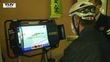 自転車シミュレーターで学ぶ安全な乗り方 “出会い頭”と“ヘルメット”に注意 | 山形のニュース│TUYテレビユー山形