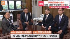 安倍派・元会計責任者の招致要求で一致　自民・立憲、両国対委員長の会談で　星浩氏が裏金事件をめぐる問題点を解説| TBS CROSS DIG with Bloomberg