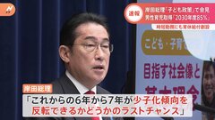 「少子化傾向を反転できるかラストチャンス」岸田総理が子ども・子育て政策で会見　男性の育休取得率「2030年度に85％」| TBS CROSS DIG with Bloomberg