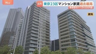 8月の東京23区の単身向けマンション平均家賃11万4339円で最高値更新　神奈川・埼玉でも前年比10％超上昇| TBS CROSS DIG with Bloomberg
