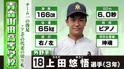青森山田ナイン選手名鑑④目指せ全国制覇！夏の甲子園に挑む20人