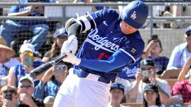 大谷翔平 2戦連続安打、1塁上の“ヘッドバンプ”もコーチ知らず、先発グラスノーは3回途中無失点、フリーマンは2戦連続HR|TBS NEWS DIG