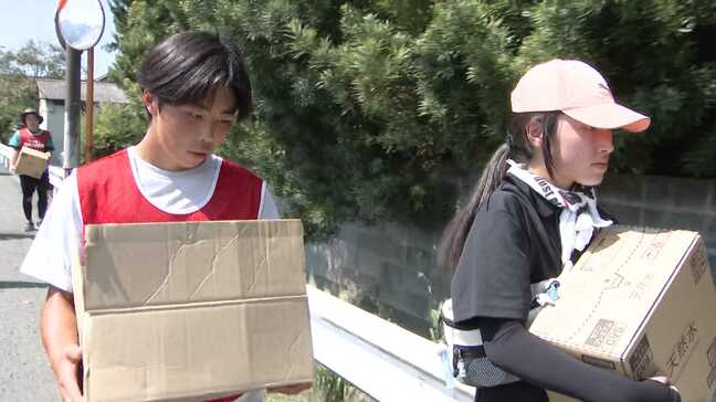 「思いを聞けてよかった」被災地の『ラストワンマイル』どうつなぐ 福岡の高校生が在宅避難者に物資届ける 熊本・八代市|TBS NEWS DIG
